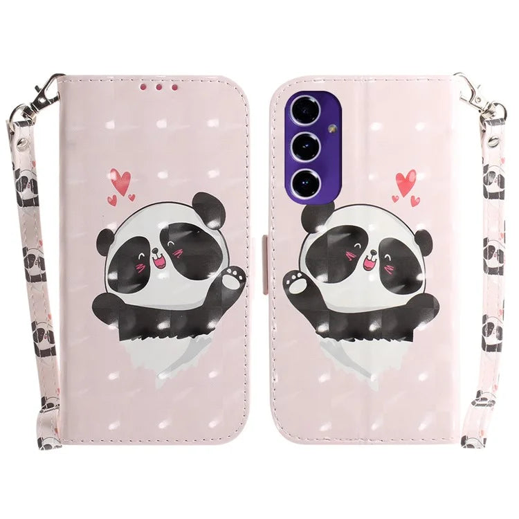 For Samsung Galaxy A16 5G Case Pattern Printing Leather Wallet Phone Cover