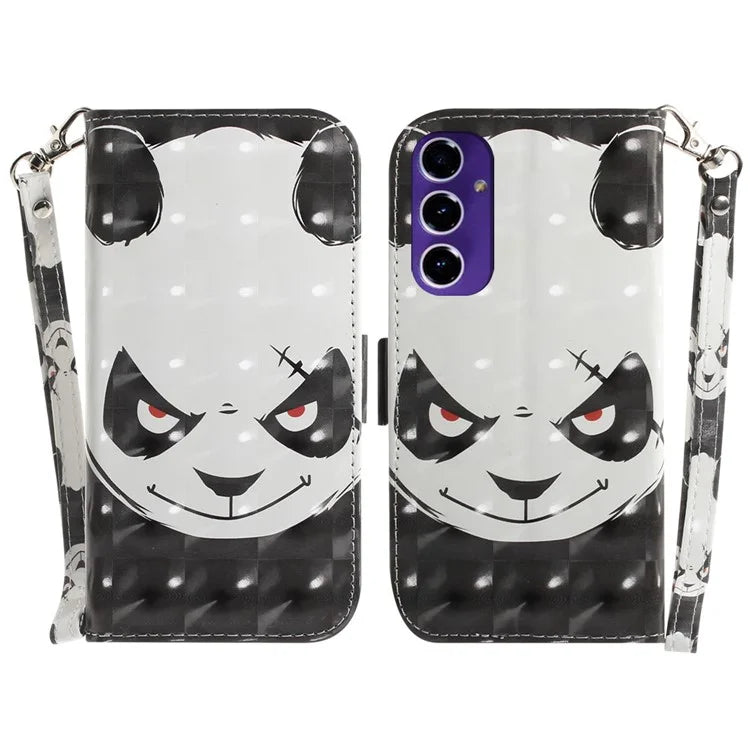 For Samsung Galaxy A16 5G Case Pattern Printing Leather Wallet Phone Cover