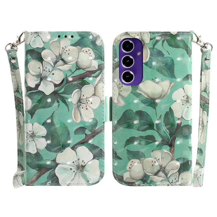 For Samsung Galaxy A16 5G Case Pattern Printing Leather Wallet Phone Cover