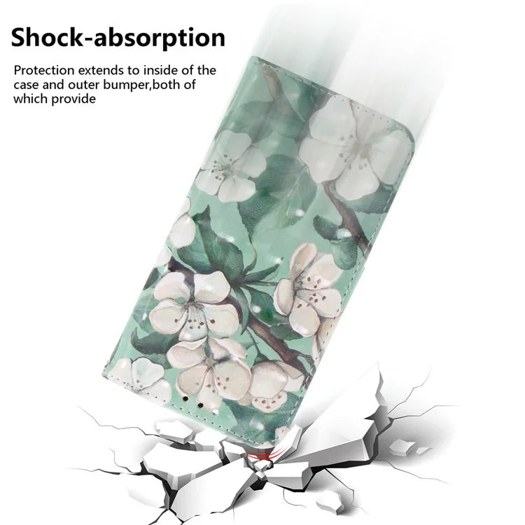 For Samsung Galaxy A16 5G Case Pattern Printing Leather Wallet Phone Cover