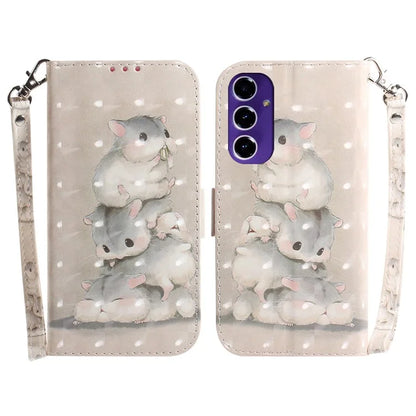 For Samsung Galaxy A16 5G Case Pattern Printing Leather Wallet Phone Cover
