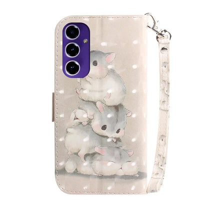For Samsung Galaxy A16 5G Case Pattern Printing Leather Wallet Phone Cover