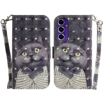 For Samsung Galaxy A16 5G Case Pattern Printing Leather Wallet Phone Cover
