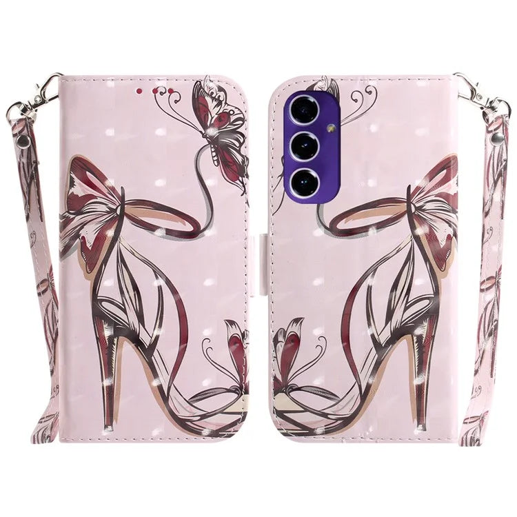 For Samsung Galaxy A16 5G Case Pattern Printing Leather Wallet Phone Cover
