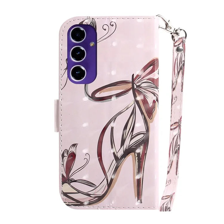 For Samsung Galaxy A16 5G Case Pattern Printing Leather Wallet Phone Cover