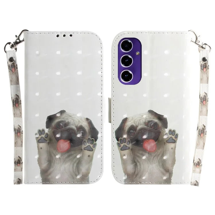 For Samsung Galaxy A16 5G Case Pattern Printing Leather Wallet Phone Cover