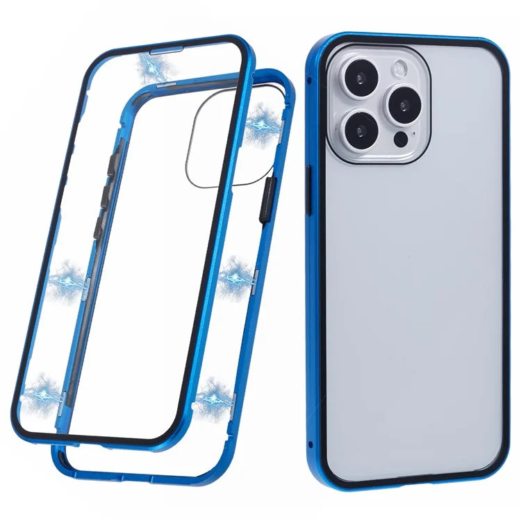 For iPhone 16 Pro Case Magnetic Full Protection Clear Phone Cover