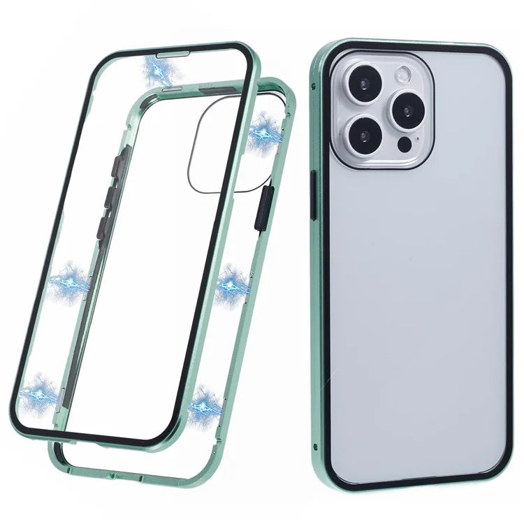 For iPhone 16 Pro Case Magnetic Full Protection Clear Phone Cover