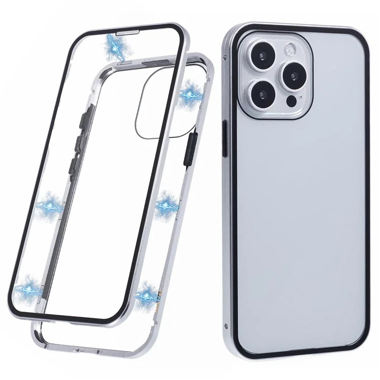 For iPhone 16 Pro Case Magnetic Full Protection Clear Phone Cover