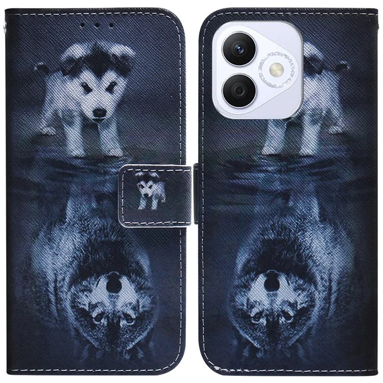 For Honor X60i 5G Wallet Case Pattern Print Leather Phone Cover