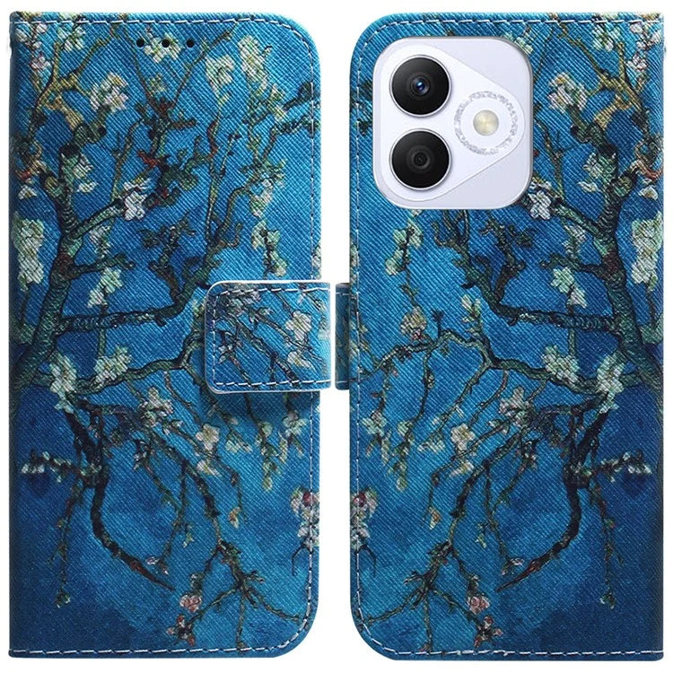 For Honor X60i 5G Wallet Case Pattern Print Leather Phone Cover