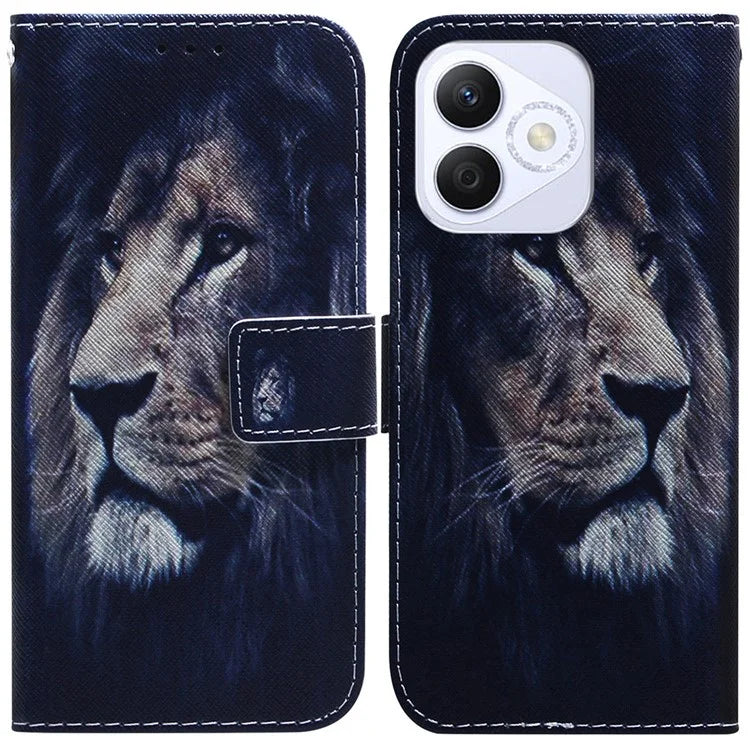 For Honor X60i 5G Wallet Case Pattern Print Leather Phone Cover