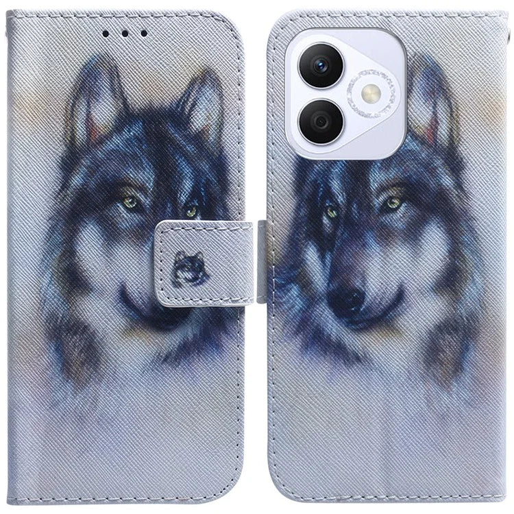 For Honor X60i 5G Wallet Case Pattern Print Leather Phone Cover