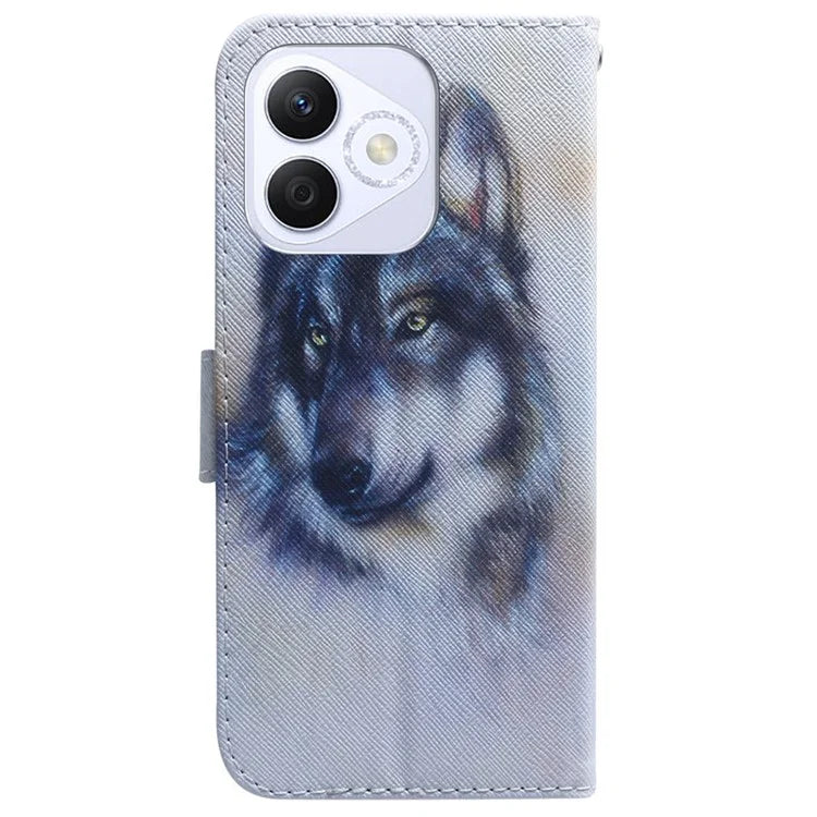 For Honor X60i 5G Wallet Case Pattern Print Leather Phone Cover