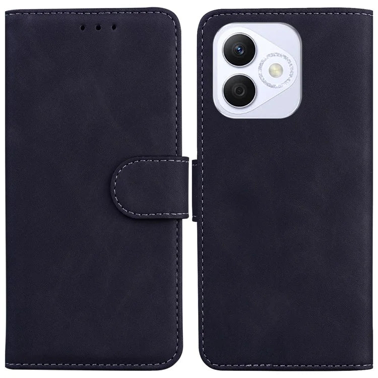 For Honor X60i 5G Case Solid Color Leather Wallet Phone Cover