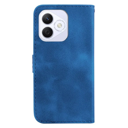 For Honor X60i 5G Stand Case 7-Shaped Pattern Imprint Leather Phone Cover
