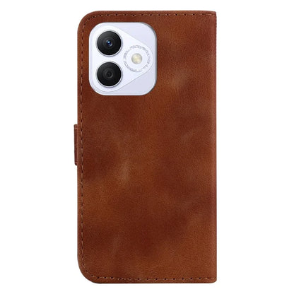 For Honor X60i 5G Stand Case 7-Shaped Pattern Imprint Leather Phone Cover