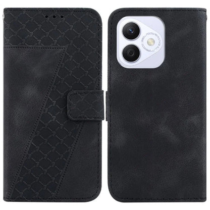 For Honor X60i 5G Stand Case 7-Shaped Pattern Imprint Leather Phone Cover