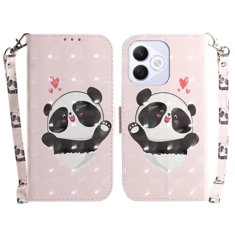 For Honor X60i 5G Case Pattern Printing Leather Wallet Phone Cover