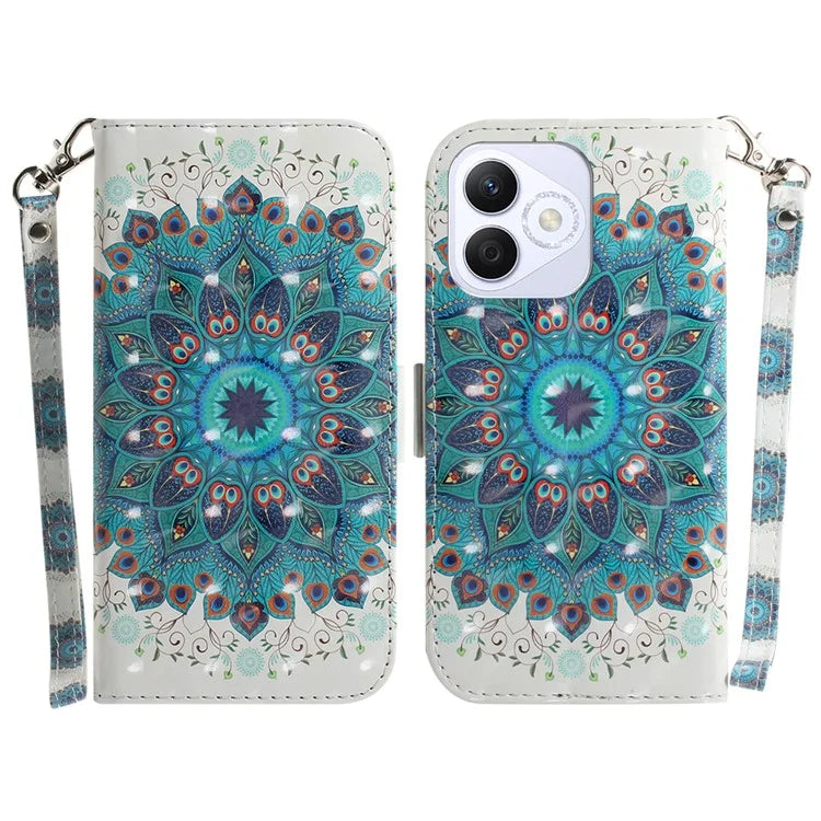 For Honor X60i 5G Case Pattern Printing Leather Wallet Phone Cover