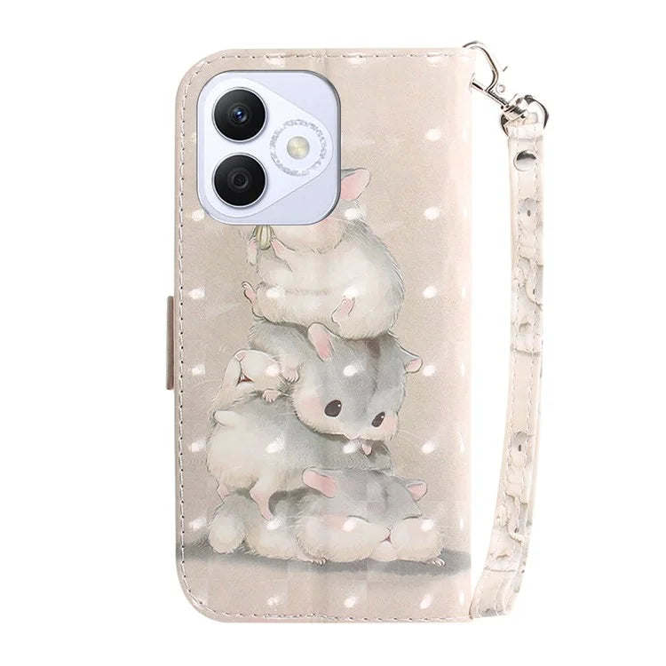 For Honor X60i 5G Case Pattern Printing Leather Wallet Phone Cover