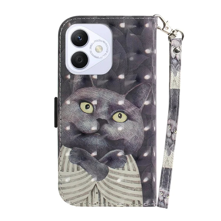 For Honor X60i 5G Case Pattern Printing Leather Wallet Phone Cover