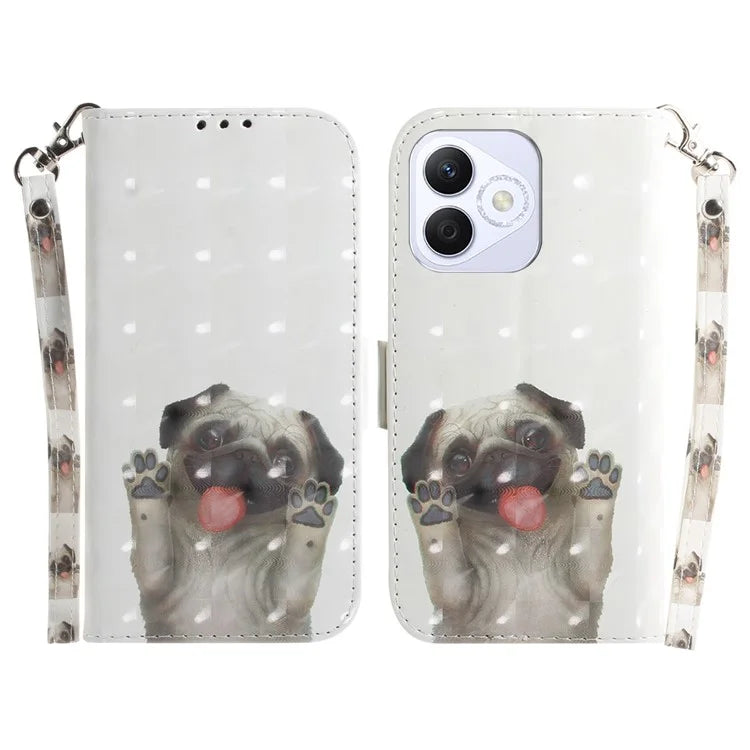 For Honor X60i 5G Case Pattern Printing Leather Wallet Phone Cover
