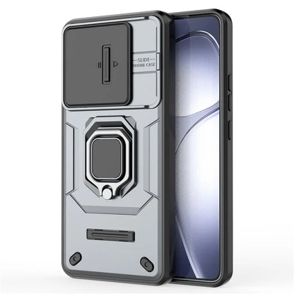 For Xiaomi Redmi K70 Ultra Case PC+TPU Kickstand Phone Protector with Lens Cover