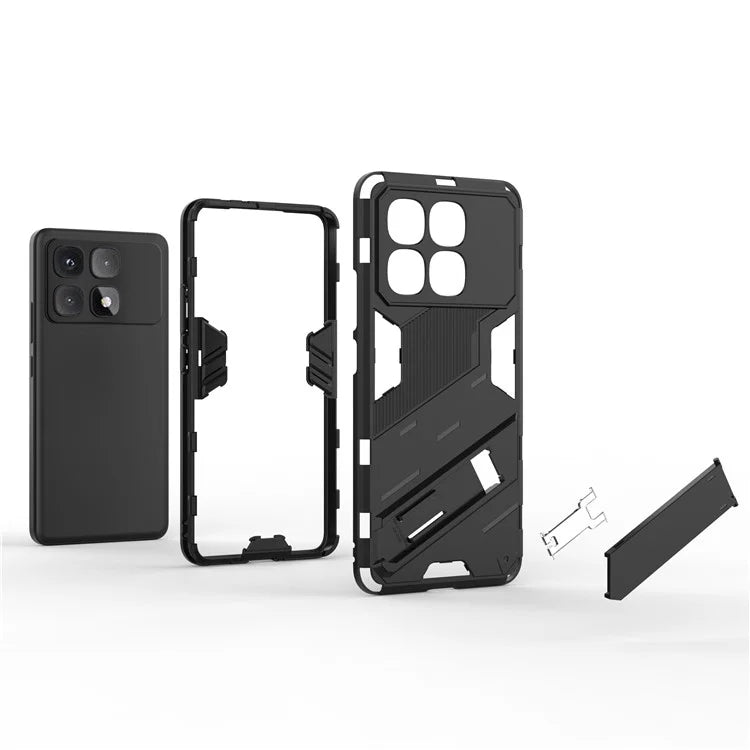 For Xiaomi Redmi K70 Ultra Case PC+TPU Shockproof Phone Cover with Kickstand