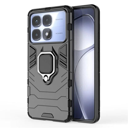 For Xiaomi Redmi K70 Ultra Case PC+TPU Protective Phone Cover with Ring Kickstand
