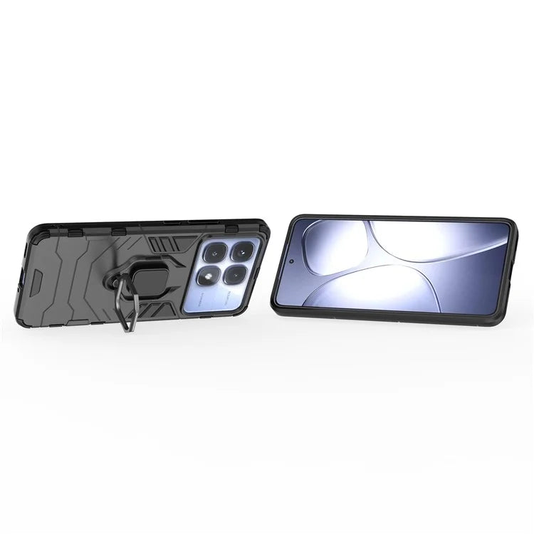 For Xiaomi Redmi K70 Ultra Case PC+TPU Protective Phone Cover with Ring Kickstand