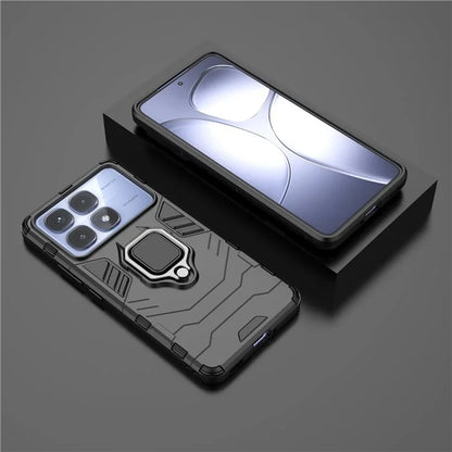 For Xiaomi Redmi K70 Ultra Case PC+TPU Protective Phone Cover with Ring Kickstand