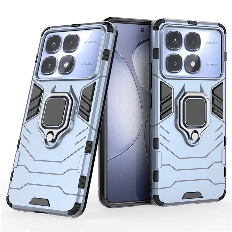 For Xiaomi Redmi K70 Ultra Case PC+TPU Protective Phone Cover with Ring Kickstand