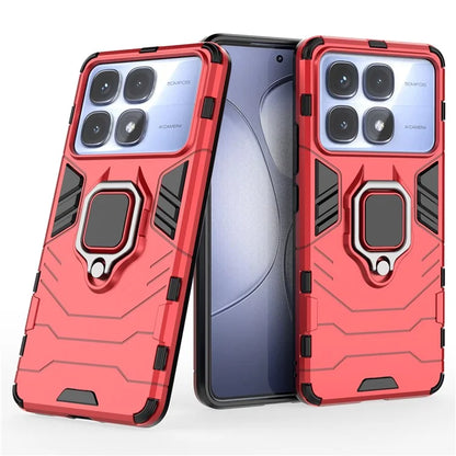 For Xiaomi Redmi K70 Ultra Case PC+TPU Protective Phone Cover with Ring Kickstand