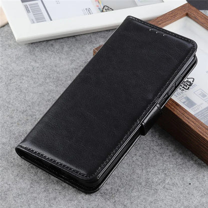 For Samsung Galaxy M35 5G Case Crazy Horse Texture PU Leather Phone Stand Cover