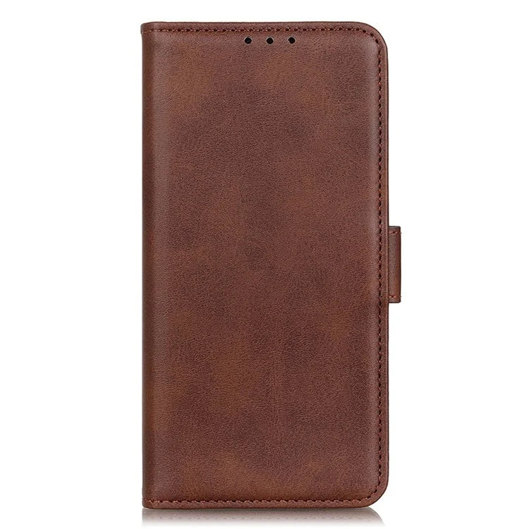 For Samsung Galaxy A16 5G Case Stand Cowhide Texture PU Leather Phone Cover