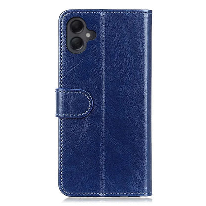 For Samsung Galaxy A06 Case Crazy Horse Texture PU Leather Phone Stand Cover