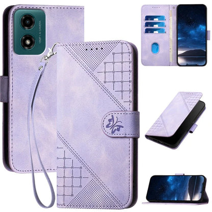 YX0080 For Motorola Moto E14 4G / G04 4G / G04s 4G / G24 4G Case Butterfly Imprint Leather Wallet Phone Cover