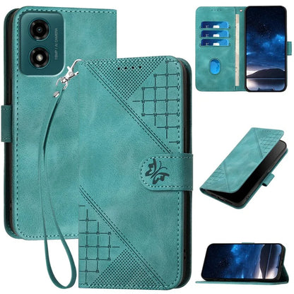YX0080 For Motorola Moto E14 4G / G04 4G / G04s 4G / G24 4G Case Butterfly Imprint Leather Wallet Phone Cover