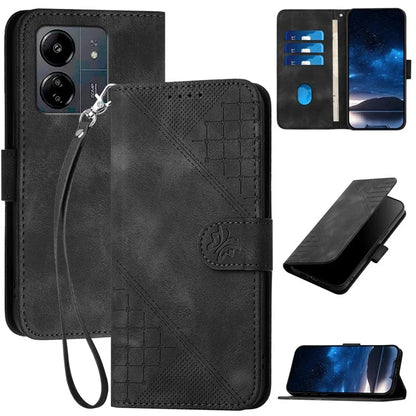 YX0080 For Xiaomi Poco M6 5G / Redmi 13R 5G / 13C 5G / 13C 4G / Poco C65 4G Case Leather Wallet Phone Cover