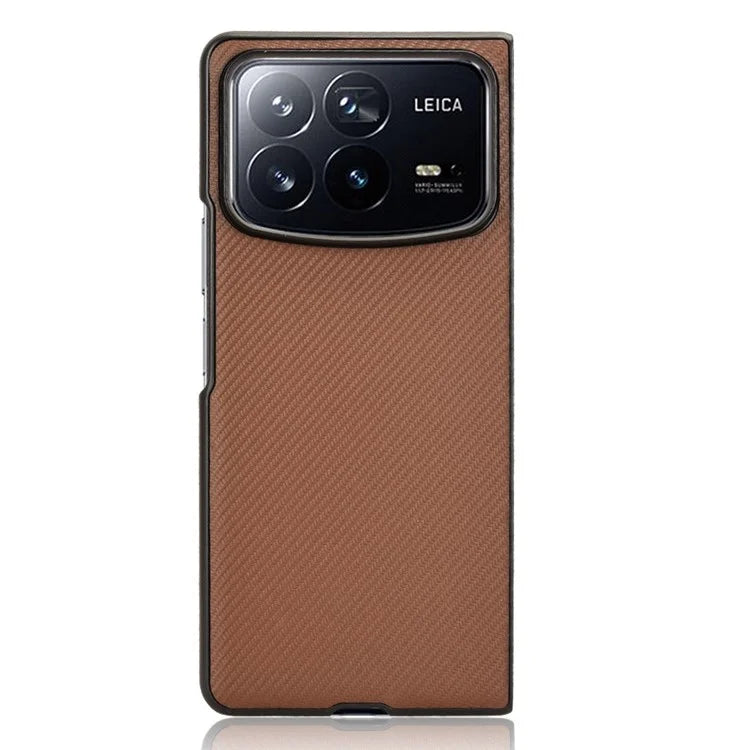 For Xiaomi Mix Fold 4 5G Case Carbon Fiber Texture Shockproof PU+PC Phone Cover