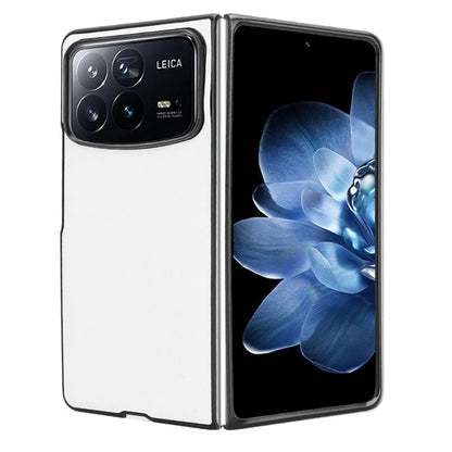 For Xiaomi Mix Fold 4 5G Case Carbon Fiber Texture Shockproof PU+PC Phone Cover