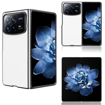 For Xiaomi Mix Fold 4 5G Case Carbon Fiber Texture Shockproof PU+PC Phone Cover