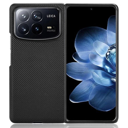 For Xiaomi Mix Fold 4 5G Case Carbon Fiber Texture Shockproof PU+PC Phone Cover