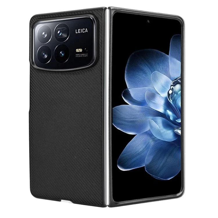 For Xiaomi Mix Fold 4 5G Case Carbon Fiber Texture Shockproof PU+PC Phone Cover