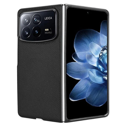 For Xiaomi Mix Fold 4 5G Case Carbon Fiber Texture Shockproof PU+PC Phone Cover