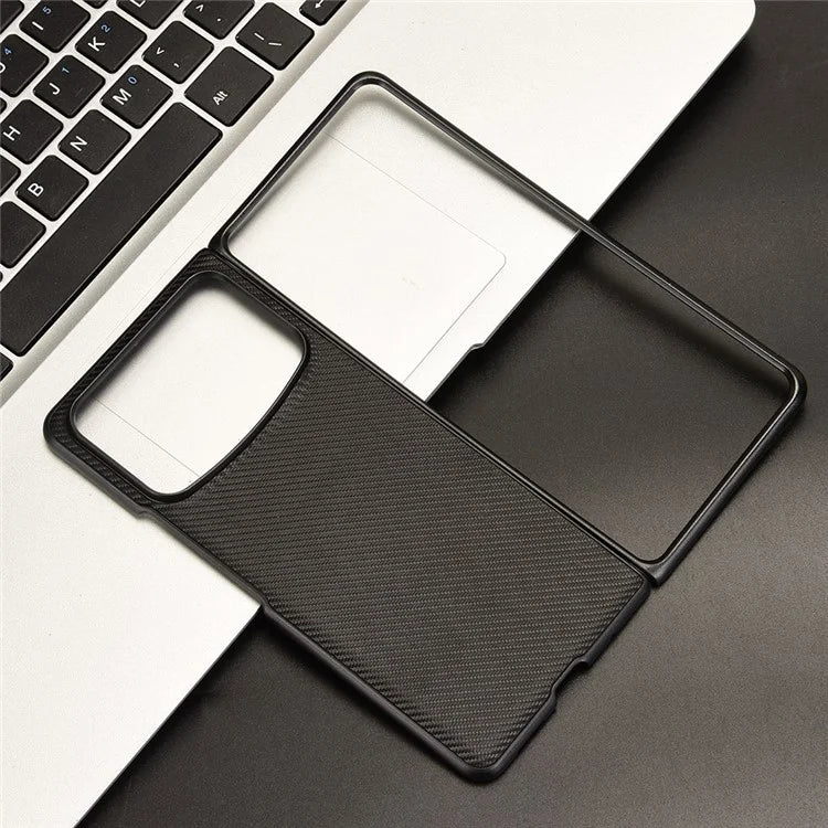For Xiaomi Mix Fold 4 5G Case Carbon Fiber Texture Shockproof PU+PC Phone Cover