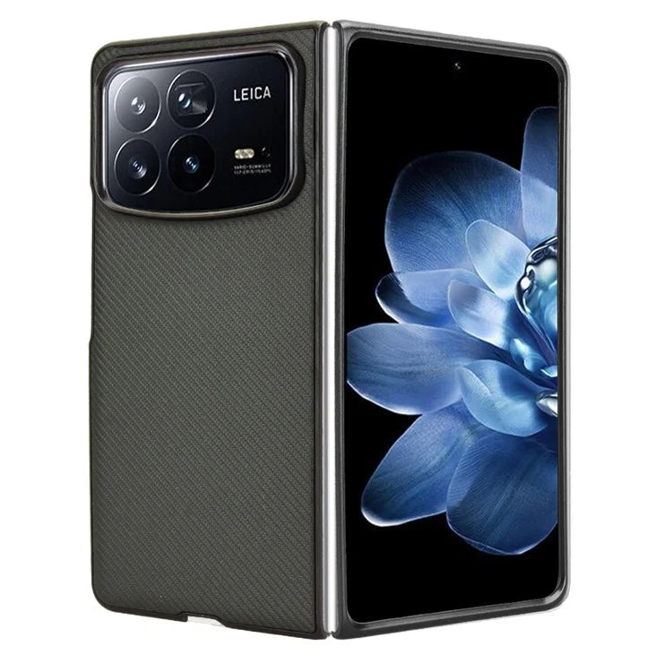 For Xiaomi Mix Fold 4 5G Case Carbon Fiber Texture Shockproof PU+PC Phone Cover