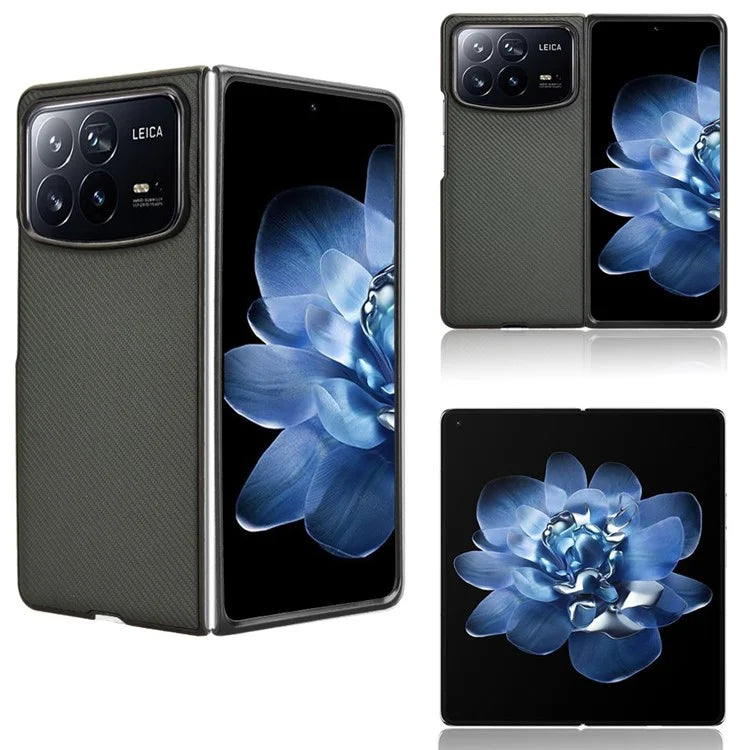 For Xiaomi Mix Fold 4 5G Case Carbon Fiber Texture Shockproof PU+PC Phone Cover