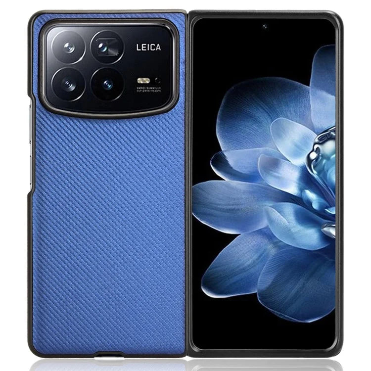 For Xiaomi Mix Fold 4 5G Case Carbon Fiber Texture Shockproof PU+PC Phone Cover
